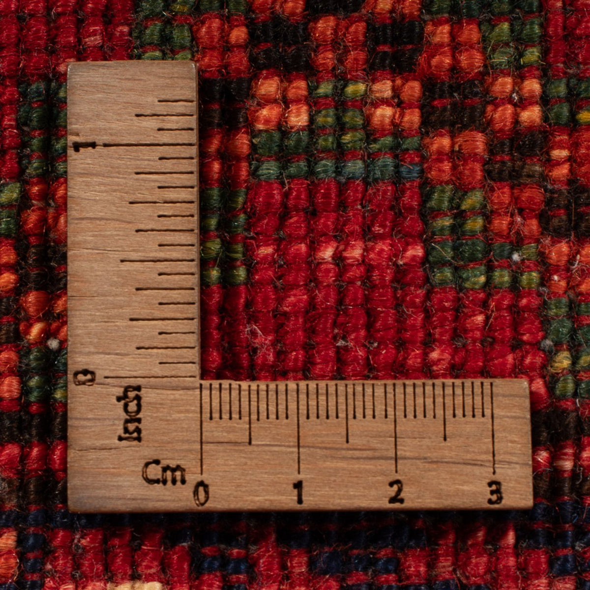 Tapis afghan - 159 x 108 cm - rouge