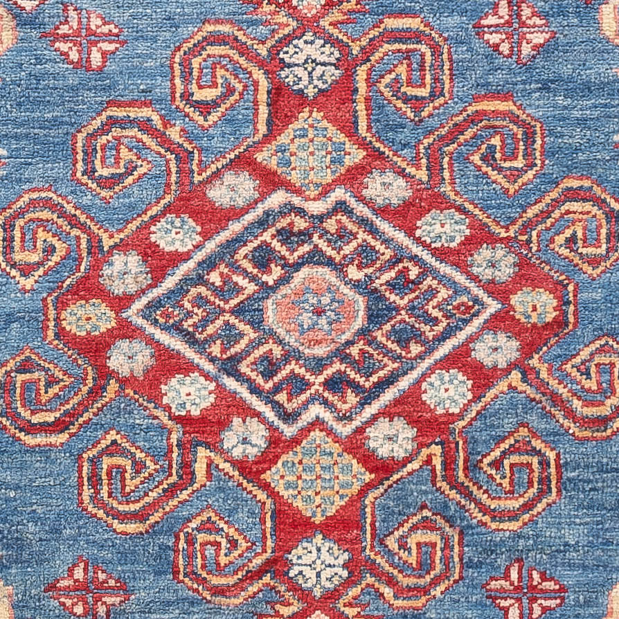 Tapis Ziegler - Kazak - 150 x 97 cm - bleu