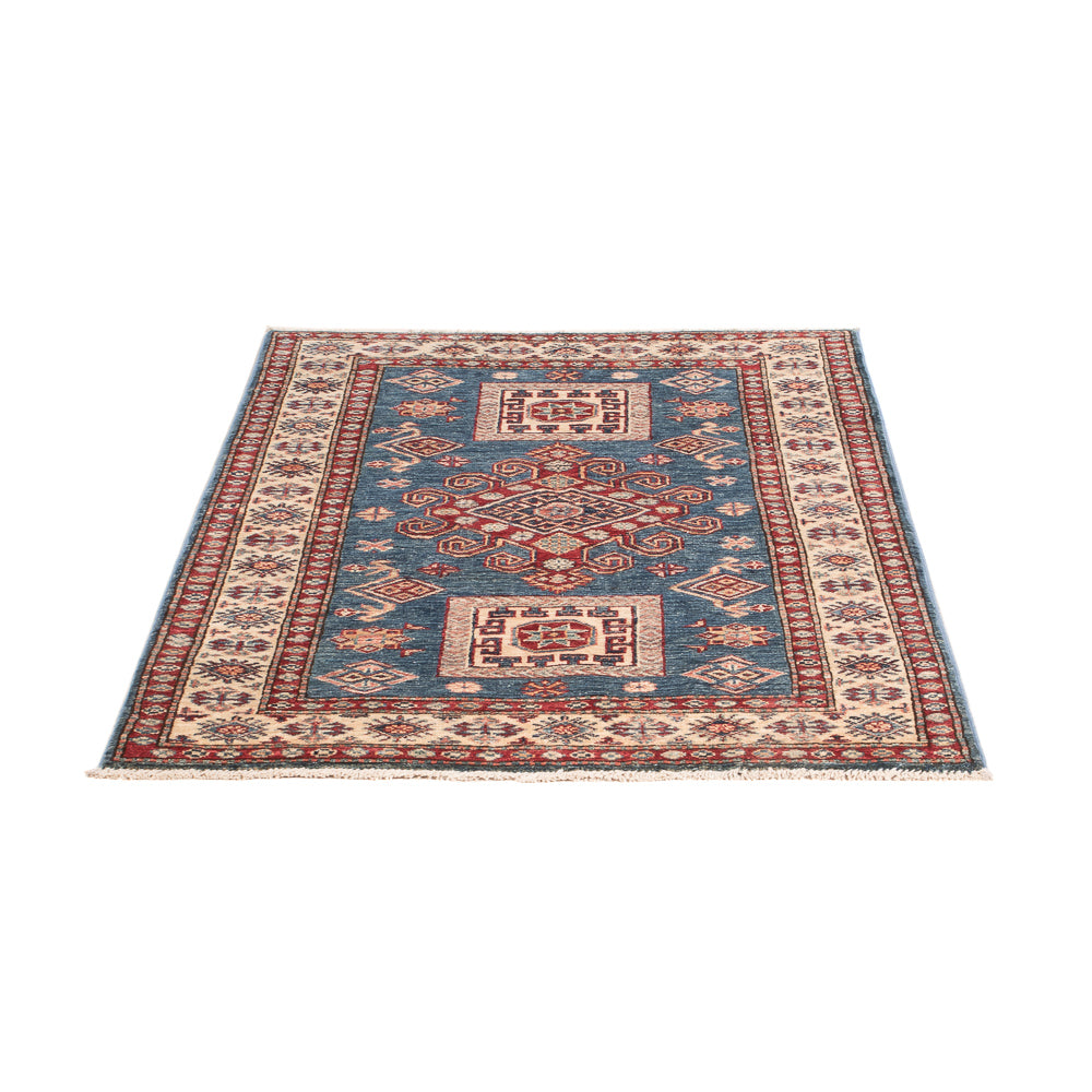 Tapis Ziegler - Kazak - 150 x 97 cm - bleu
