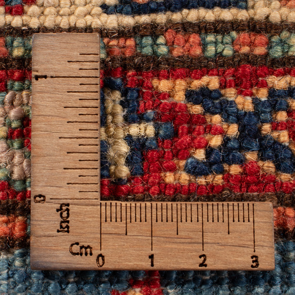 Tapis Ziegler - Kazak - 154 x 102 cm - bleu