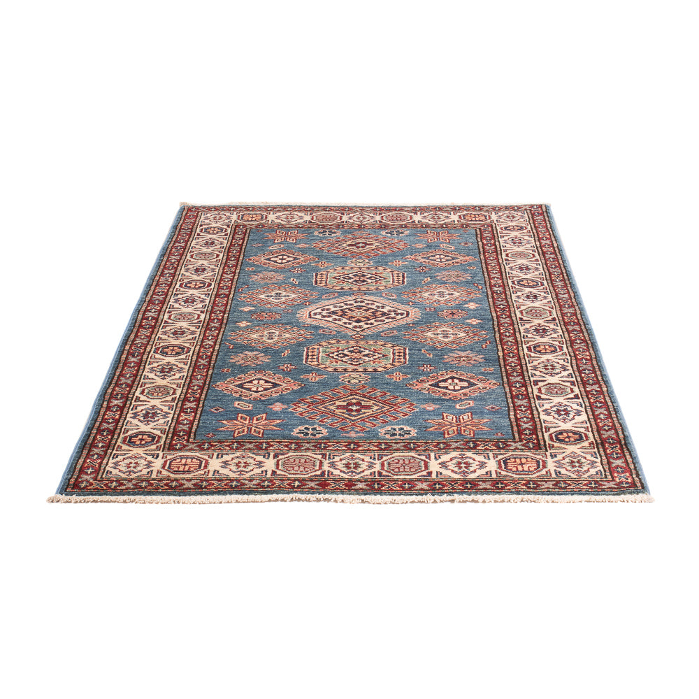 Tapis Ziegler - Kazak - 155 x 99 cm - bleu