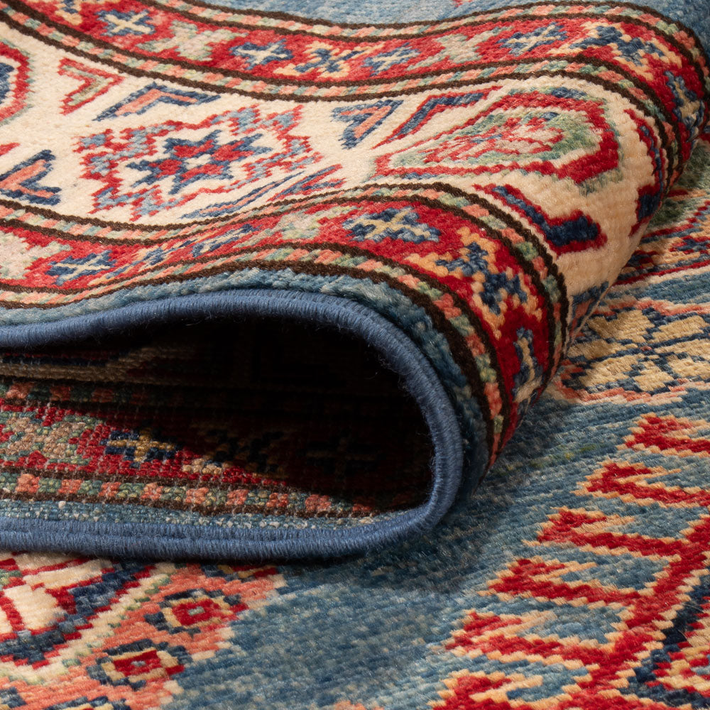 Tapis Ziegler - Kazak - 157 x 101 cm - bleu