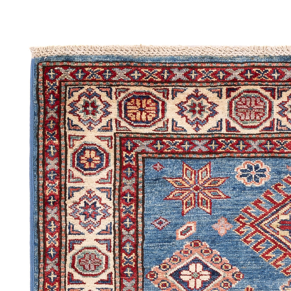 Tapis Ziegler - Kazak - 154 x 101 cm - bleu