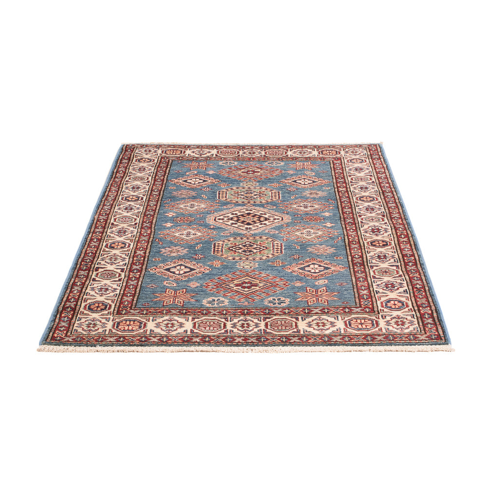 Tapis Ziegler - Kazak - 154 x 101 cm - bleu