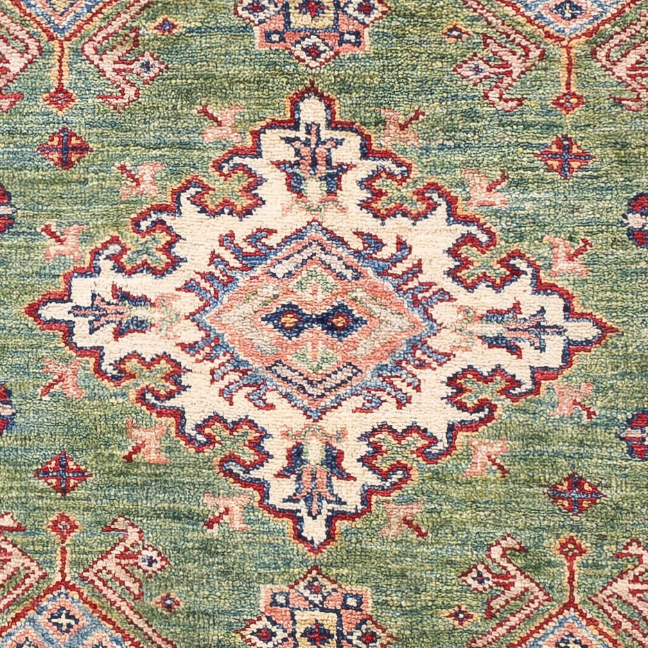 Tapis Ziegler - Kazak - 158 x 99 cm - vert