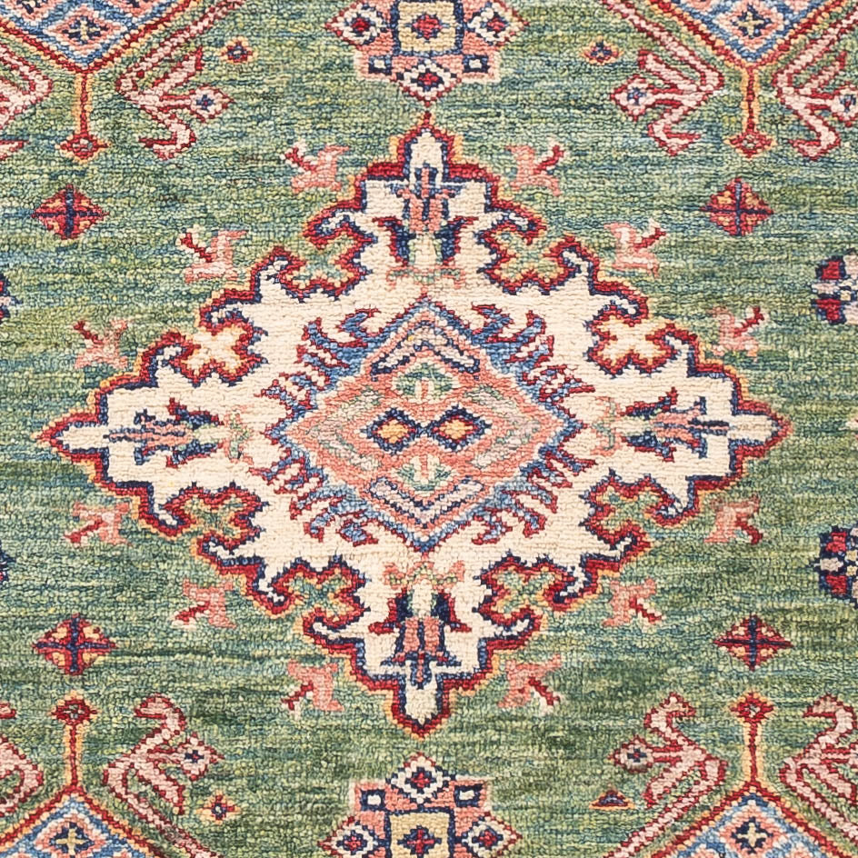 Tapis Ziegler - Kazak - 157 x 101 cm - vert