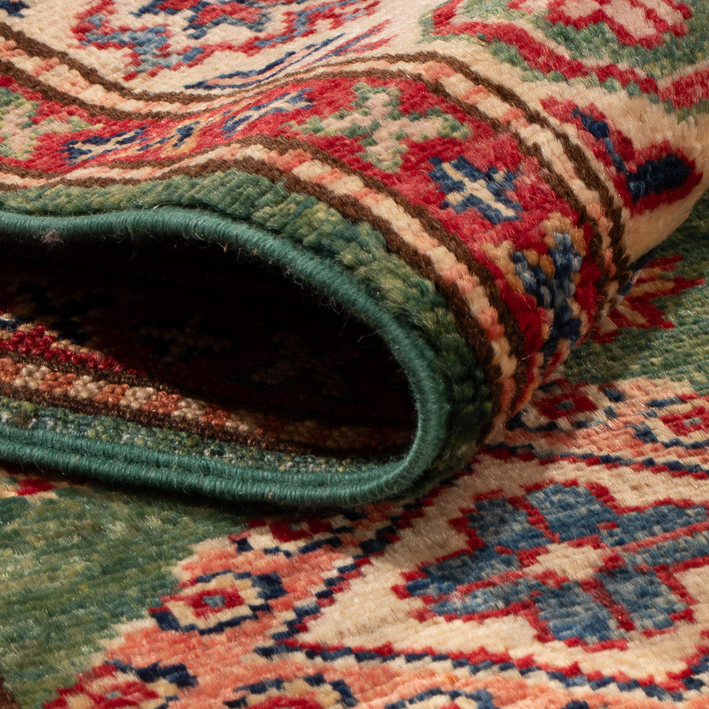 Tapis Ziegler - Kazak - 155 x 104 cm - vert