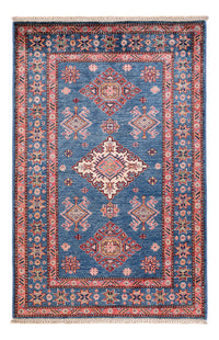 Tapis Ziegler - Kazak - 152 x 99 cm - bleu