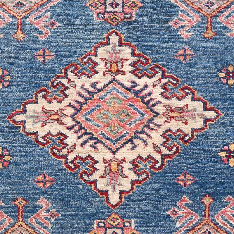 Tapis Ziegler - Kazak - 152 x 99 cm - bleu