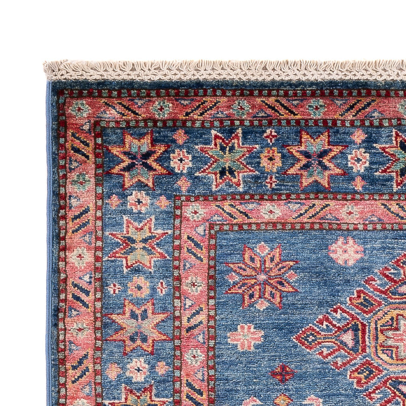 Tapis Ziegler - Kazak - 152 x 99 cm - bleu