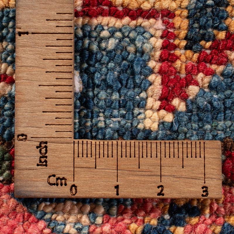 Tapis Ziegler - Kazak - 152 x 99 cm - bleu