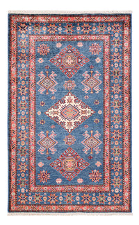 Tapis Ziegler - Kazak - 157 x 98 cm - bleu