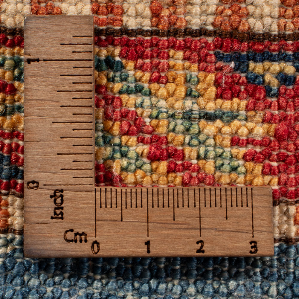 Tapis Ziegler - Kazak - 152 x 95 cm - bleu