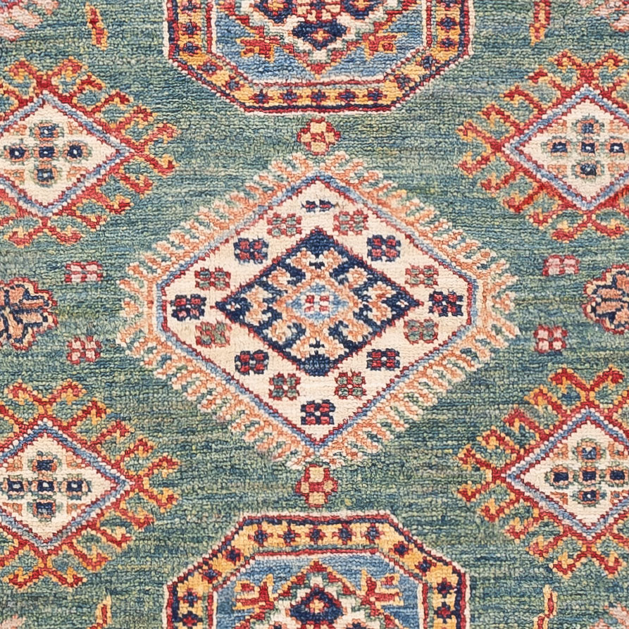 Tapis Ziegler - Kazak - 150 x 98 cm - vert