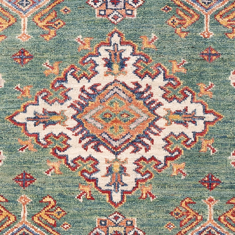 Tapis Ziegler - Kazak - 154 x 98 cm - vert