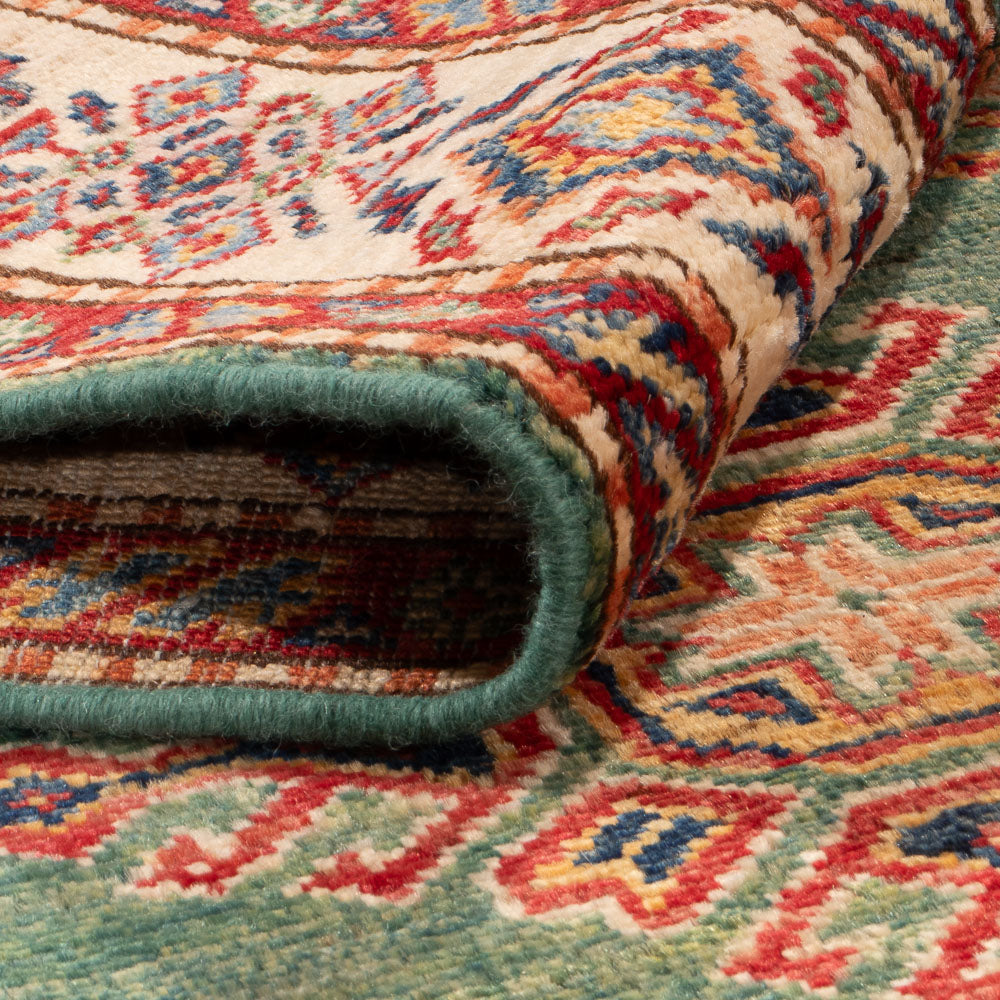 Tapis Ziegler - Kazak - 154 x 98 cm - vert