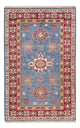 Tapis Ziegler - Kazak - 150 x 95 cm - bleu