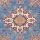 Tapis Ziegler - Kazak - 150 x 95 cm - bleu