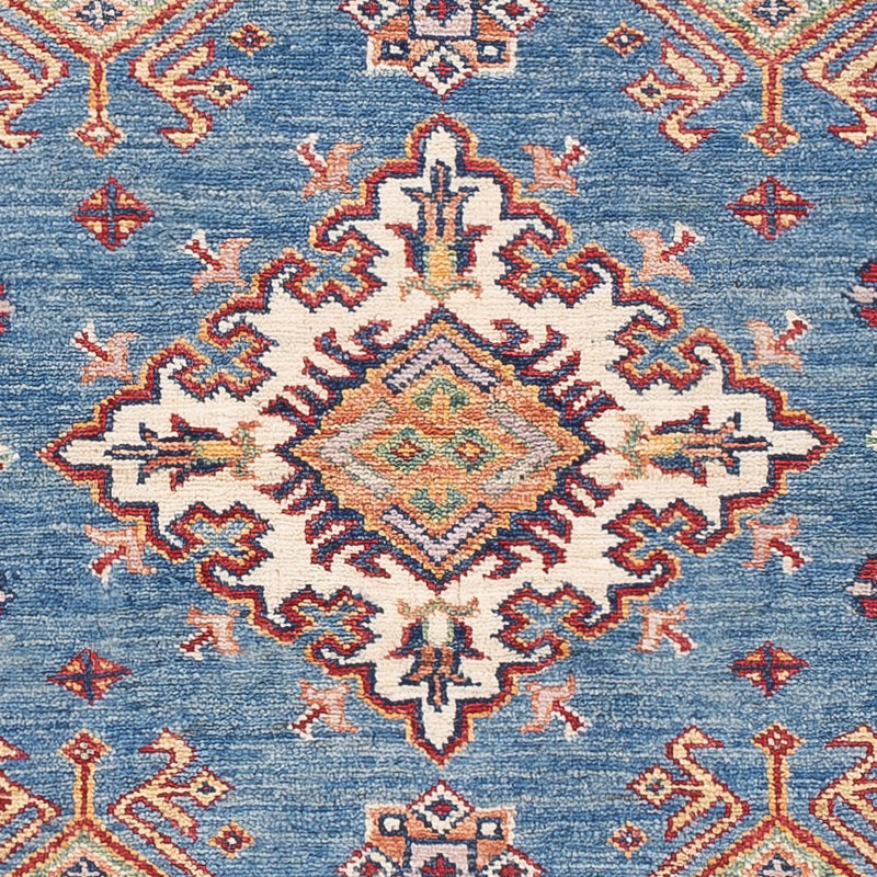 Tapis Ziegler - Kazak - 150 x 95 cm - bleu