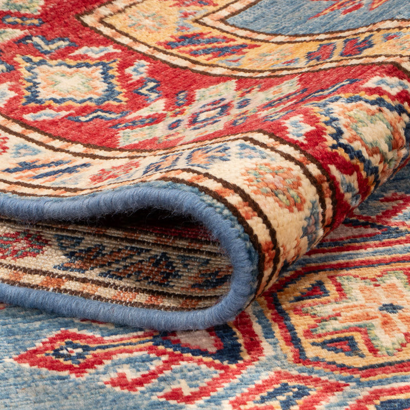 Tapis Ziegler - Kazak - 150 x 95 cm - bleu