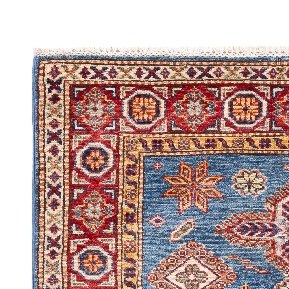 Tapis Ziegler - Kazak - 155 x 99 cm - bleu