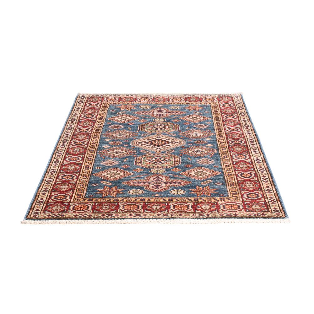 Tapis Ziegler - Kazak - 155 x 99 cm - bleu