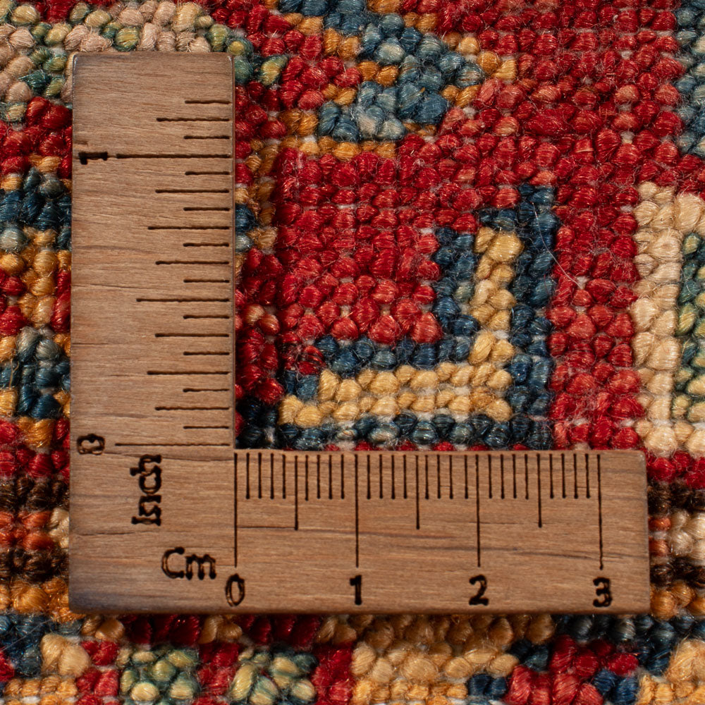 Tapis Ziegler - Kazak - 155 x 99 cm - bleu