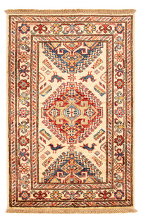 Tapis Ziegler - Kazak - Royal - 92 x 57 cm - beige clair