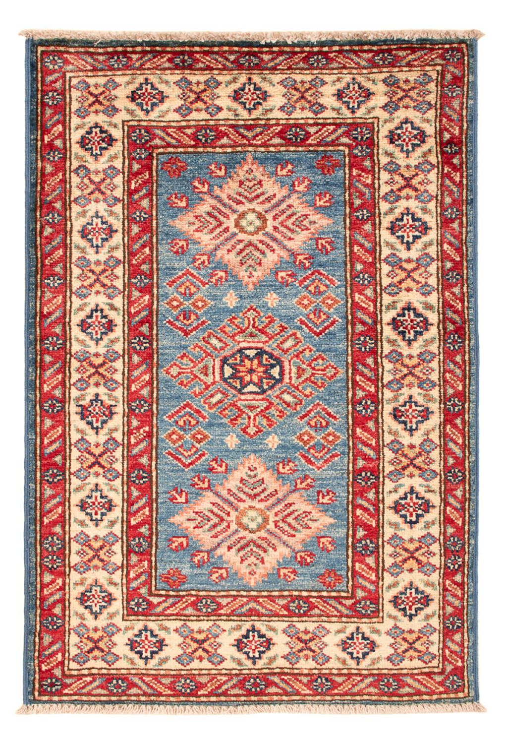 Tapis Ziegler - Kazak - Royal - 92 x 62 cm - bleu clair