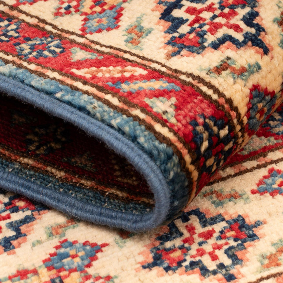 Tapis Ziegler - Kazak - Royal - 92 x 62 cm - bleu clair