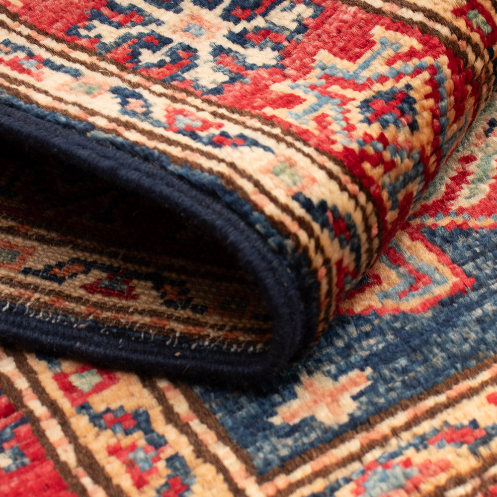 Tapis Ziegler - Kazak - Royal - 92 x 59 cm - bleu pétrole