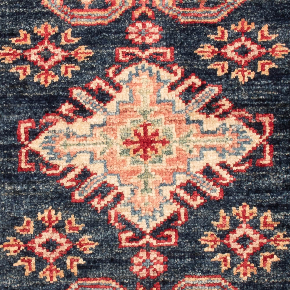 Tapis Ziegler - Kazak - Royal - 90 x 58 cm - bleu foncé
