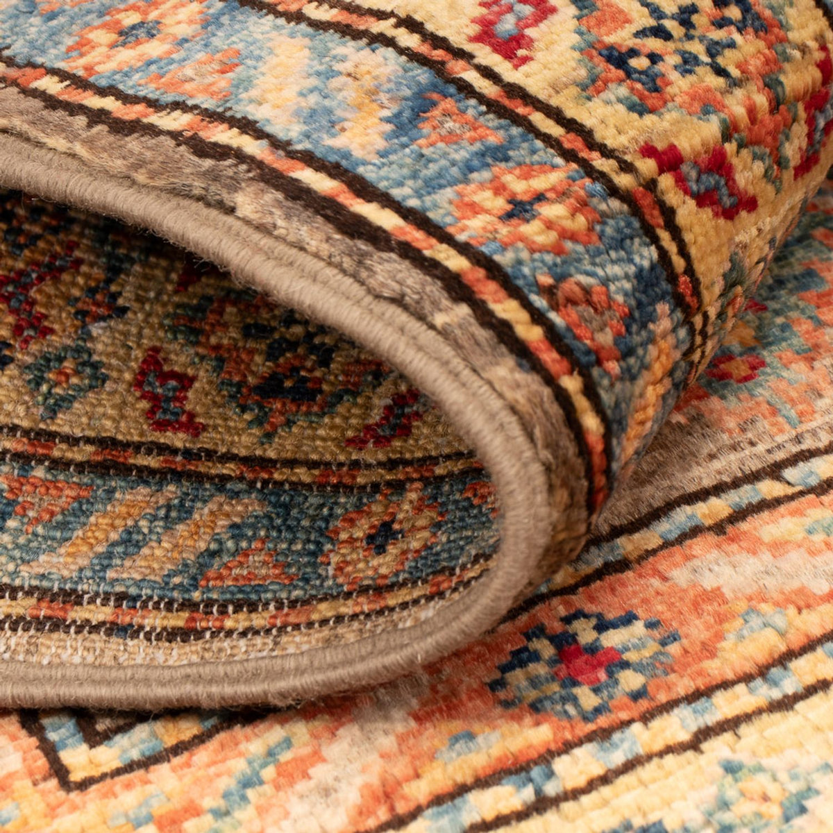 Tapis Ziegler - Kazak - Royal - 91 x 60 cm - vert olive