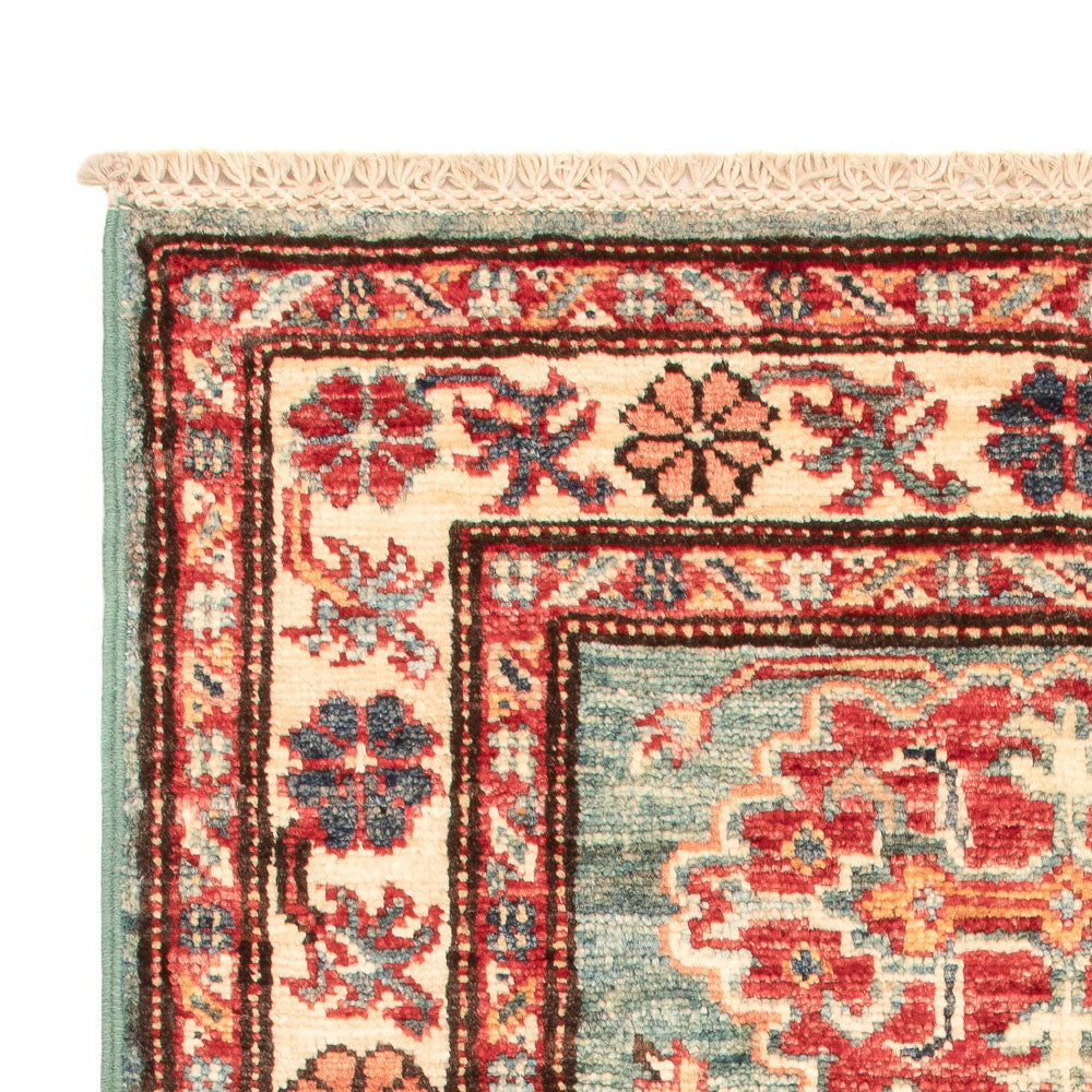 Tapis Ziegler - Kazak - Royal - 91 x 59 cm - vert clair