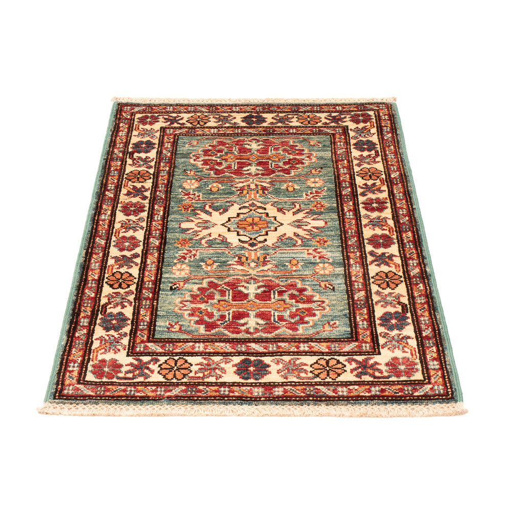 Tapis Ziegler - Kazak - Royal - 91 x 59 cm - vert clair