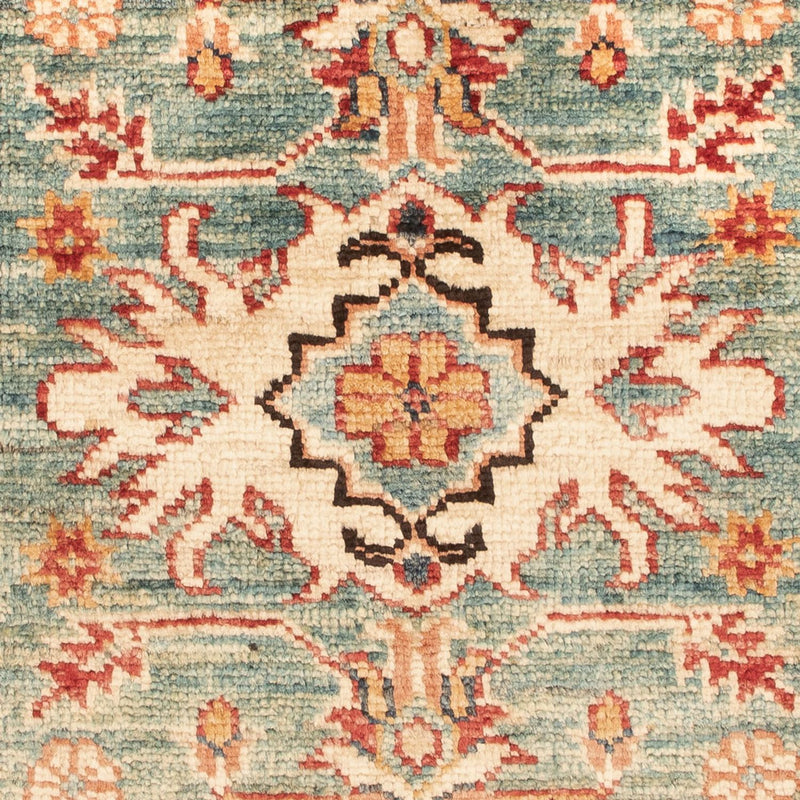 Tapis Ziegler - Kazak - Royal - 92 x 57 cm - vert clair