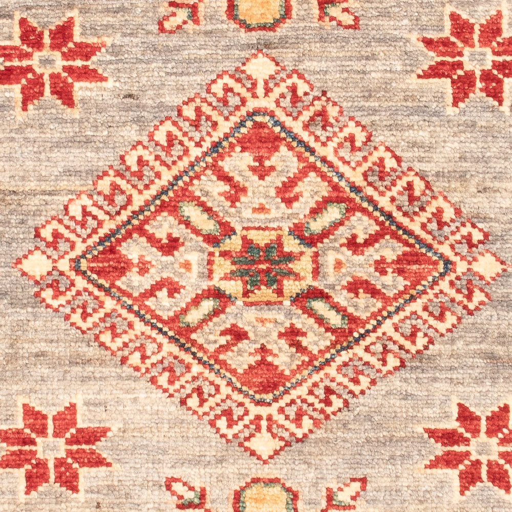 Tapis Ziegler - Kazak - Royal - 92 x 64 cm - gris clair