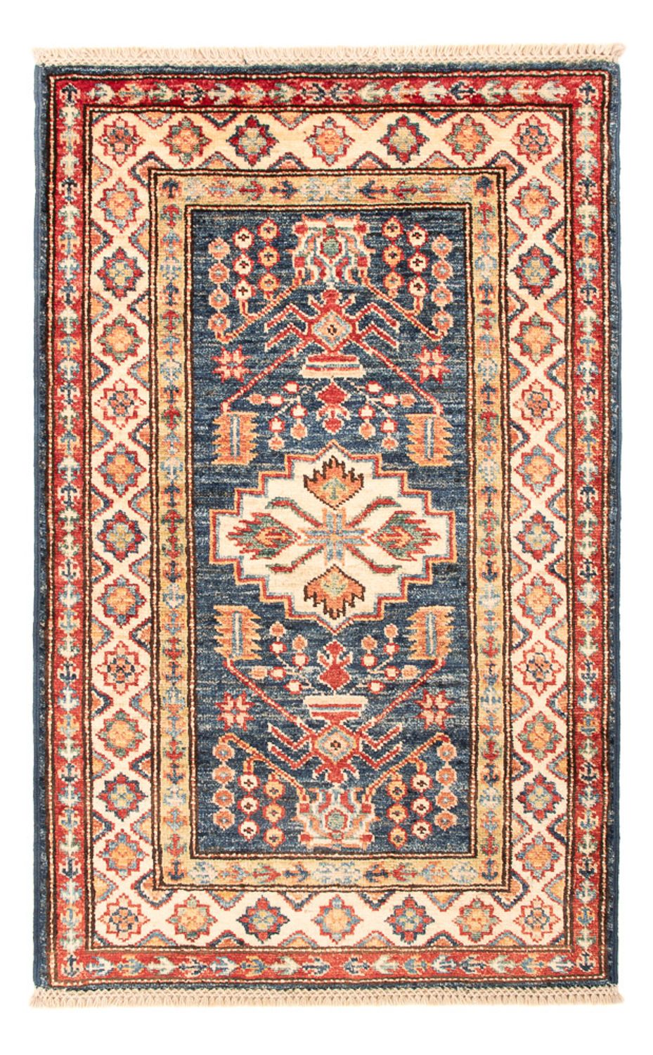 Tapis Ziegler - Kazak - Royal - 95 x 60 cm - bleu pétrole