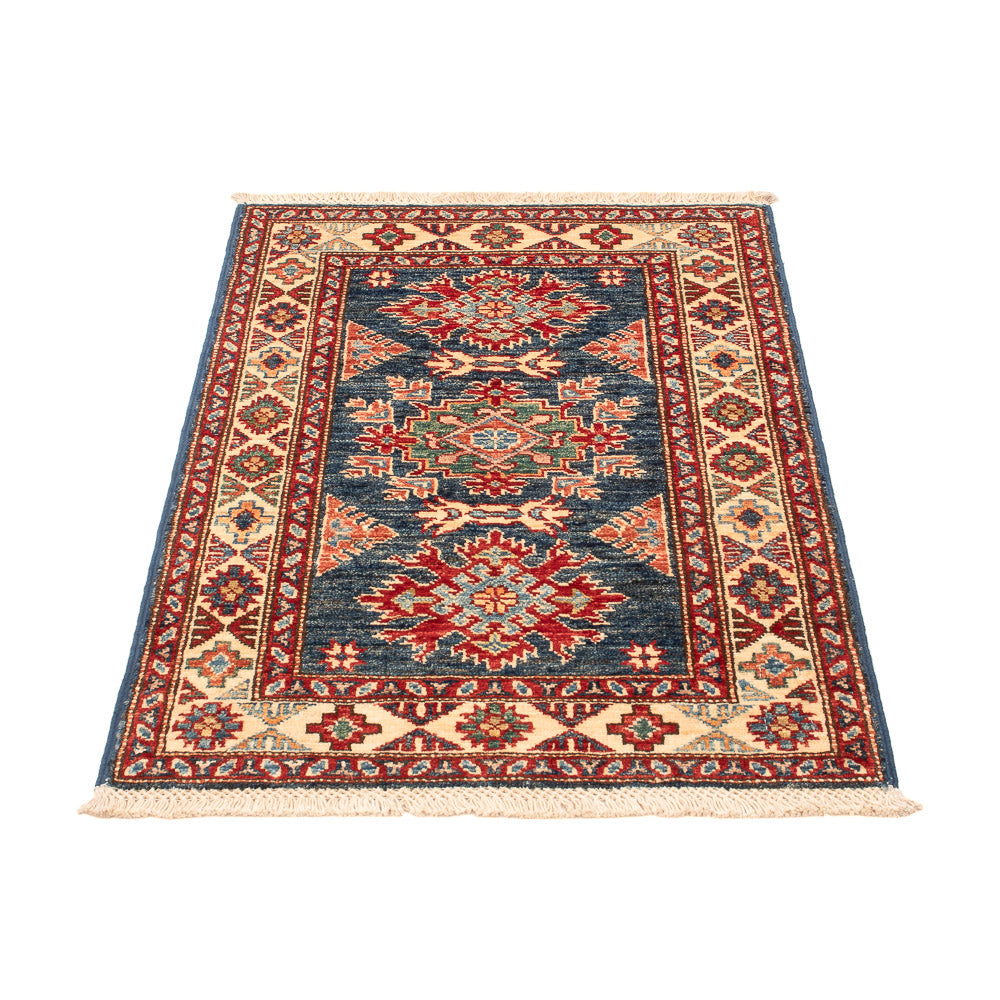 Tapis Ziegler - Kazak - Royal - 91 x 58 cm - bleu pétrole