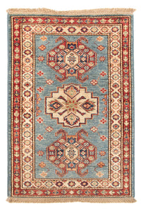 Tapis Ziegler - Kazak - Royal - 88 x 59 cm - bleu