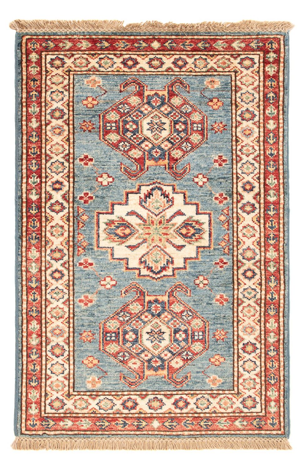 Tapis Ziegler - Kazak - Royal - 90 x 60 cm - bleu clair