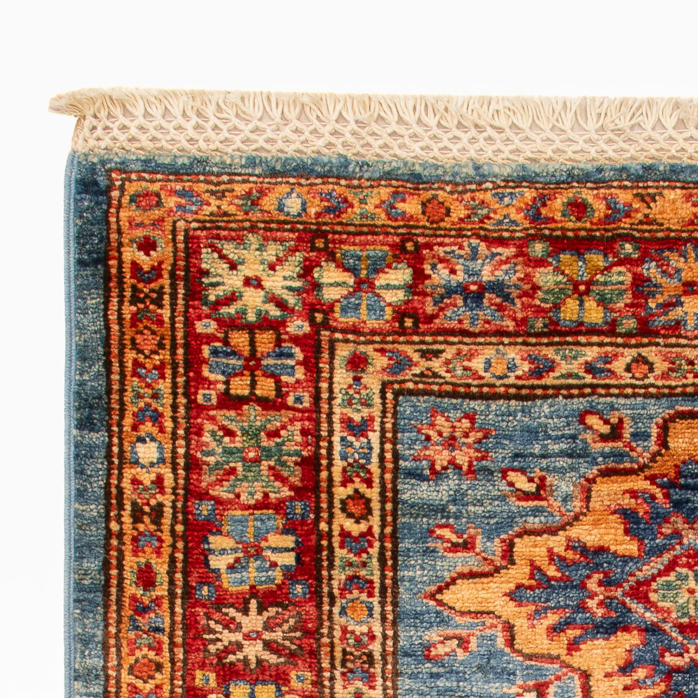 Tapis Ziegler - Kazak - Royal - 84 x 60 cm - bleu