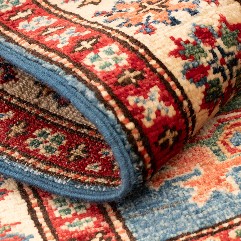Tapis Ziegler - Kazak - Royal - 86 x 56 cm - bleu