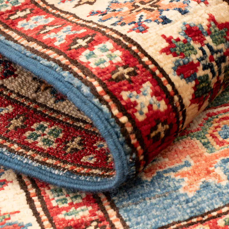 Tapis Ziegler - Kazak - Royal - 86 x 56 cm - bleu