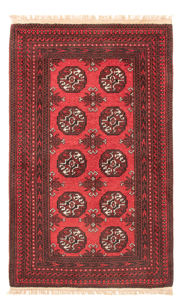 Tapis afghan - Filpa - 120 x 77 cm - rouge