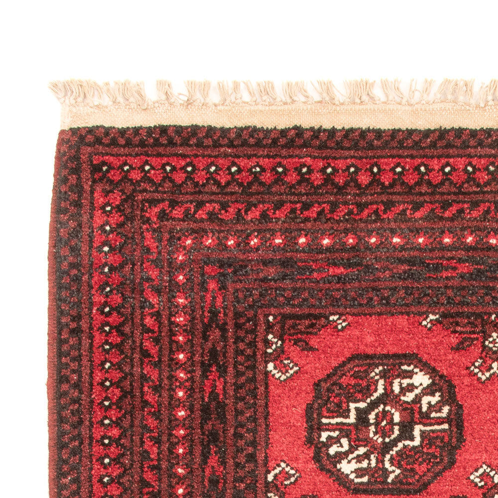 Tapis afghan - Filpa - 120 x 77 cm - rouge