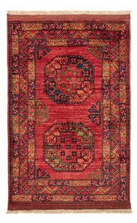 Tapis afghan - 125 x 82 cm - rouge