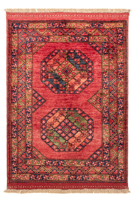 Tapis afghan - 115 x 84 cm - rouge