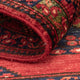 Tapis afghan - 115 x 84 cm - rouge