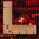 Tapis afghan - 115 x 84 cm - rouge